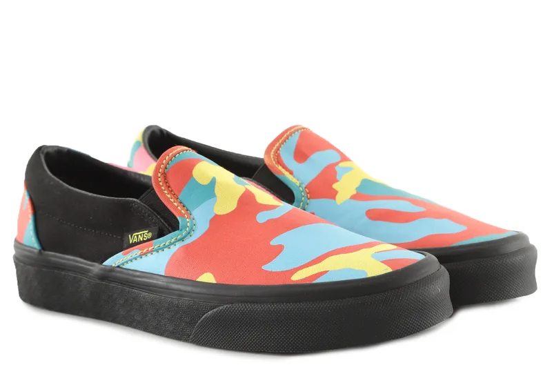 Slip On Vans Classic VN0A38F7ULX1-Neon Camo