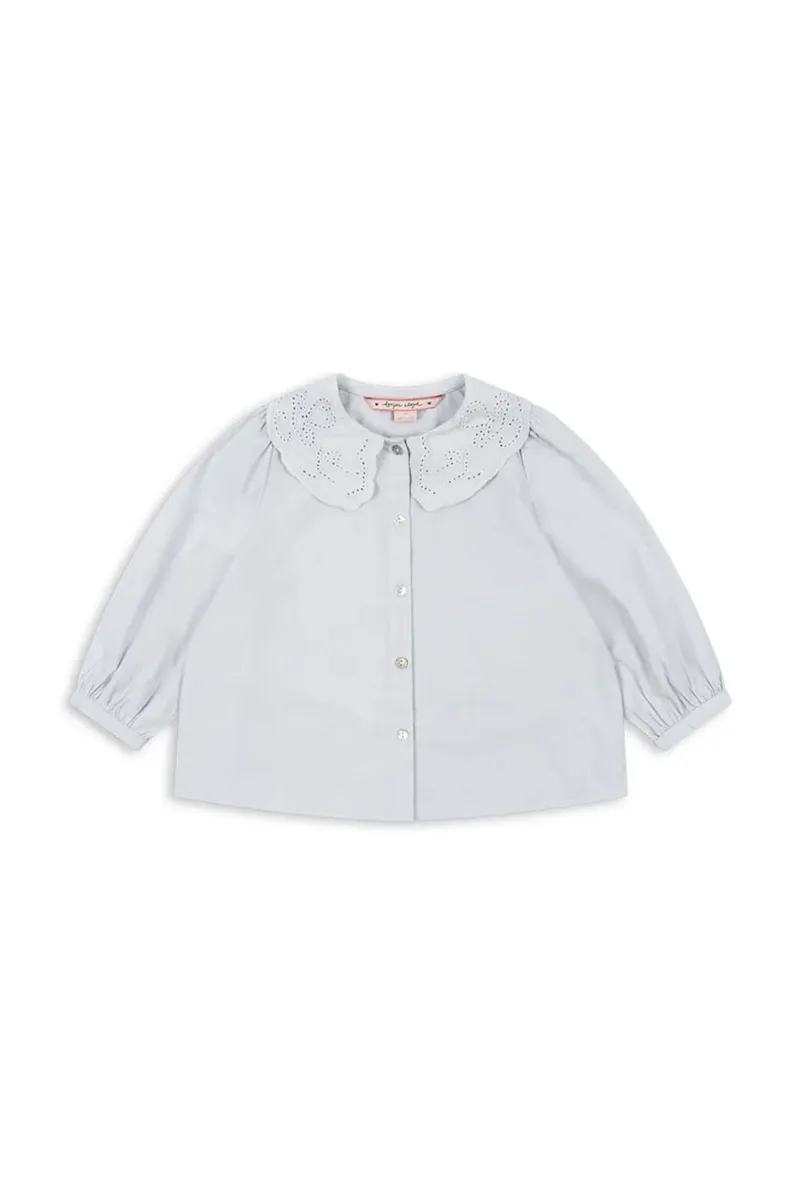 Παιδικό βαμβακερό πουκάμισο Konges Sløjd RILO COLLAR SHIRT GOTS