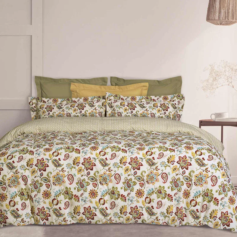 Σεντόνια Ημίδιπλα Με Λάστιχο Σετ Das Home Casual 5409 Green 120x200+35, 170x260