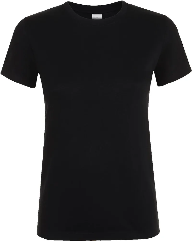 Γυναικείο T-shirt Regent Women SOLS 01825 Deep Black