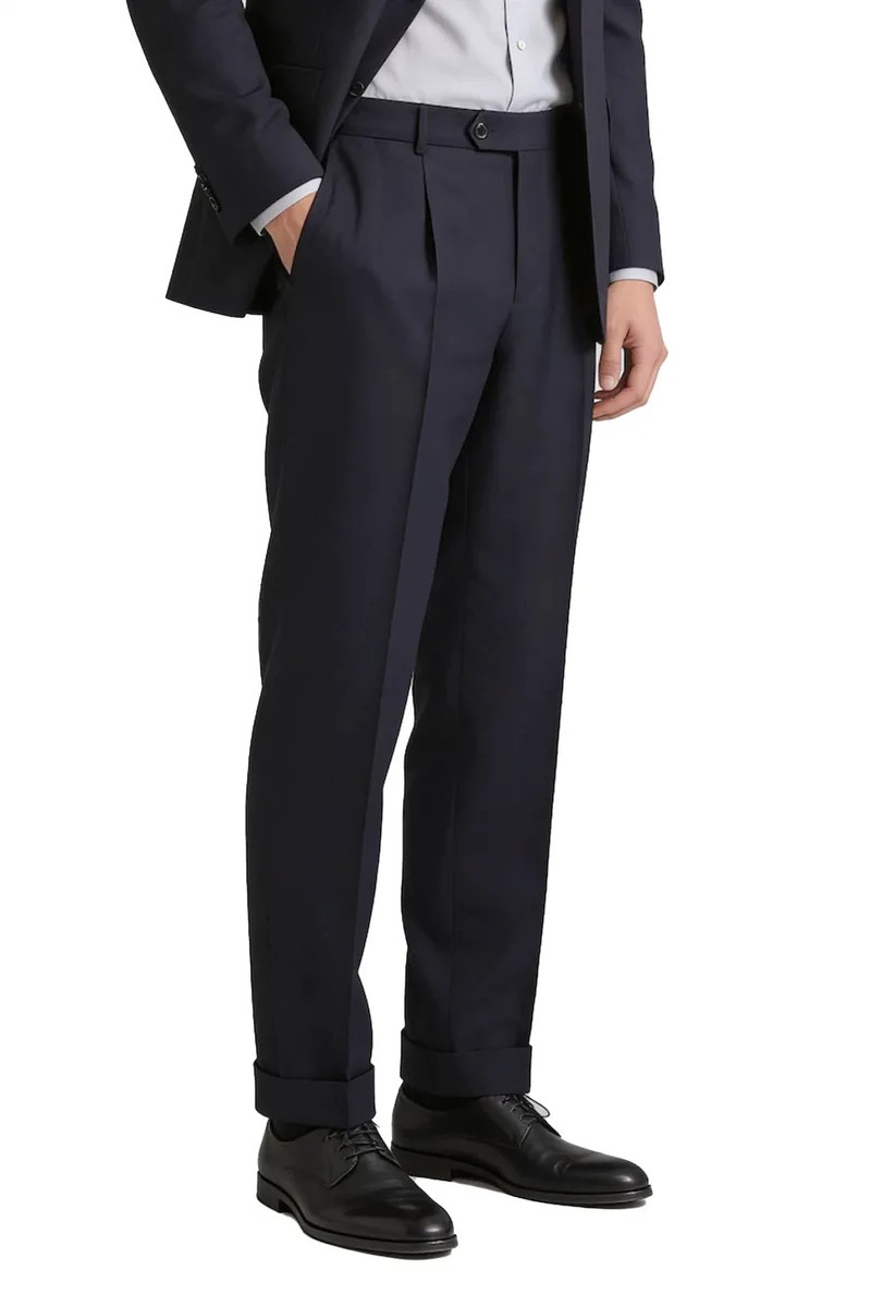 BOSS ΠΑΝΤΕΛΟΝΙ CHINO TEPERED FIT H-PERIN-PL-TU-261 ΜΠΛΕ