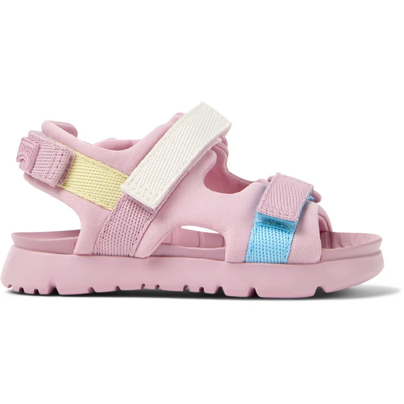 CAMPER Twins - Πέδιλα Για Firstwalkers - Ροζ, Μέγεθος 22, Cotton fabric