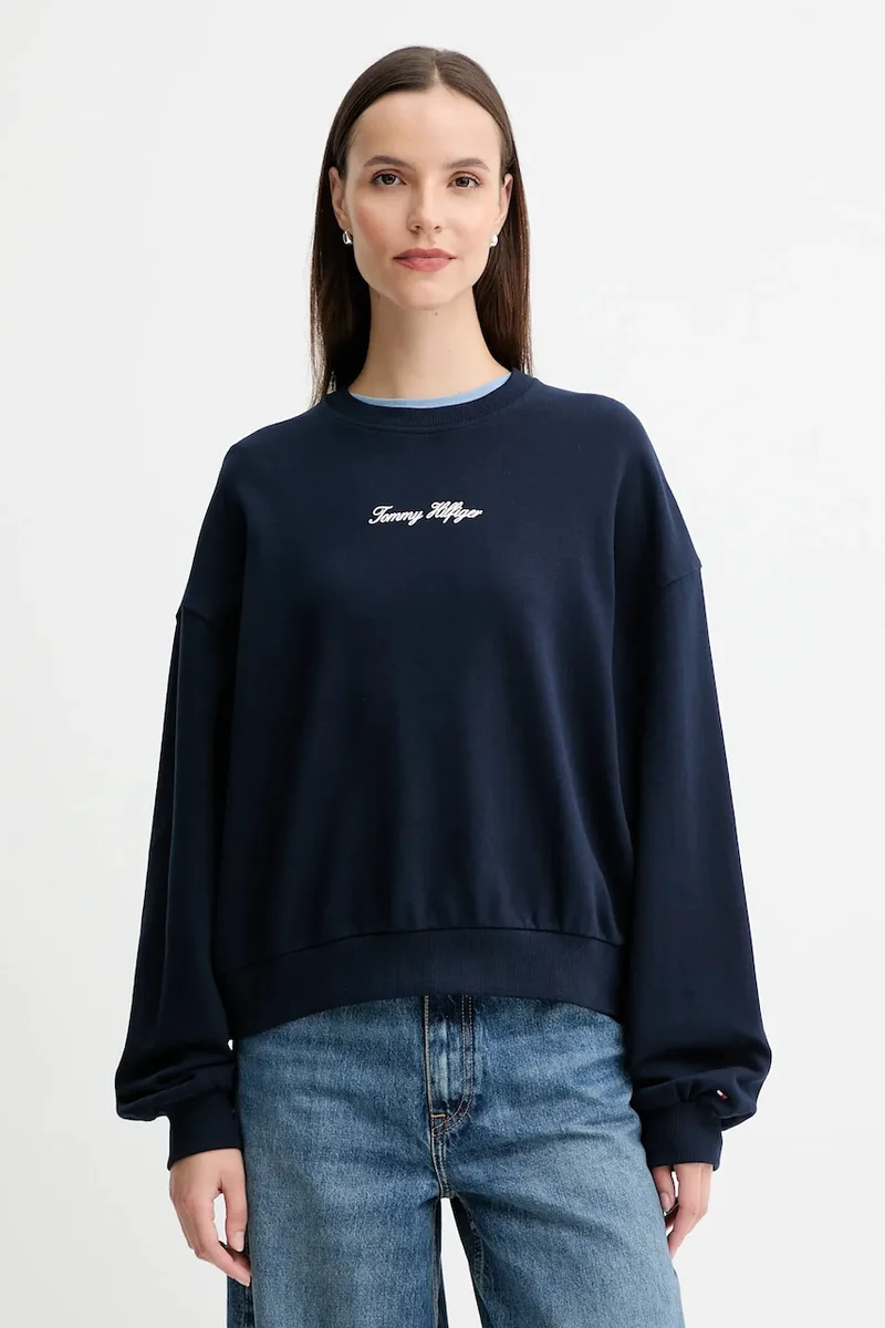 Tommy Hilfiger Βαμβακερή μπλούζα Tommy Hilfiger