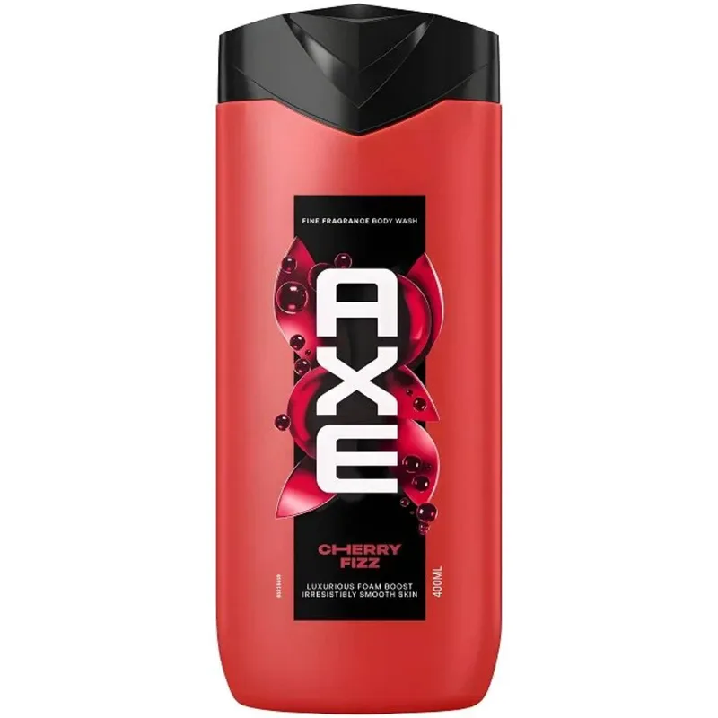 Axe Cherry Fizz Luxurius Foam Boost Irresistible Smooth Skin Fine Fragrance Body Wash Ανδρικό Ενυδατικό Αφρόλουτρο με Άρωμα Κεράσι για Αναζωογόνηση που Διαρκεί Όλη την Μέρα 400ml