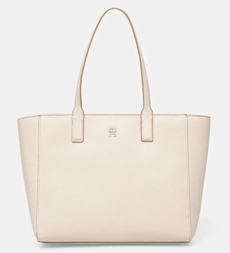 Γυναικεία Τσάντα Χειρός Ώμου Tommy Hilfiger AW0AW16905 AA8 Μπεζ