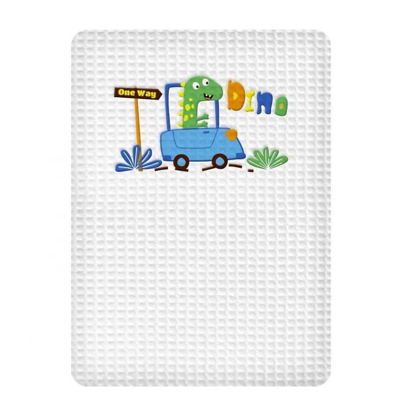 Κουβερτα Πικε Κουνιας 110X140 Adam Home Dino White
