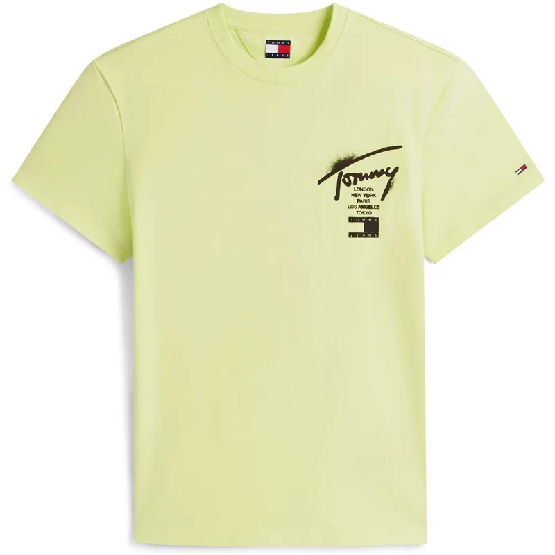 T-shirt με κοντά μανίκια Tommy Jeans Tjm Reg City Sign Ss