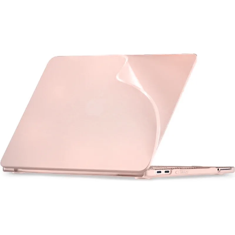Θήκη MacBook Neo 13" 2026 Tech-Protect Softshell από Εύκαμπτο Πολυπροπυλένιο PP - Matte Blush (5906302323173)