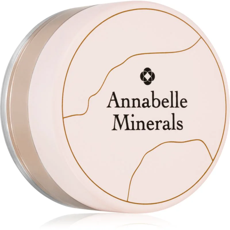 Annabelle Minerals Coverage Mineral Foundation μεταλλικό μεικ απ πούδρας για τέλεια εμφάνιση απόχρωση Natural Fair 4 γρ