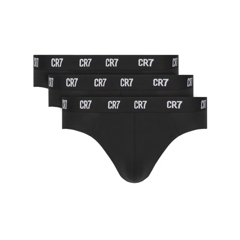 Cristiano Ronaldo CR7 Σετ σλιπ Main Basic Brief 3-Pack 8100-66-900 Μαύρο