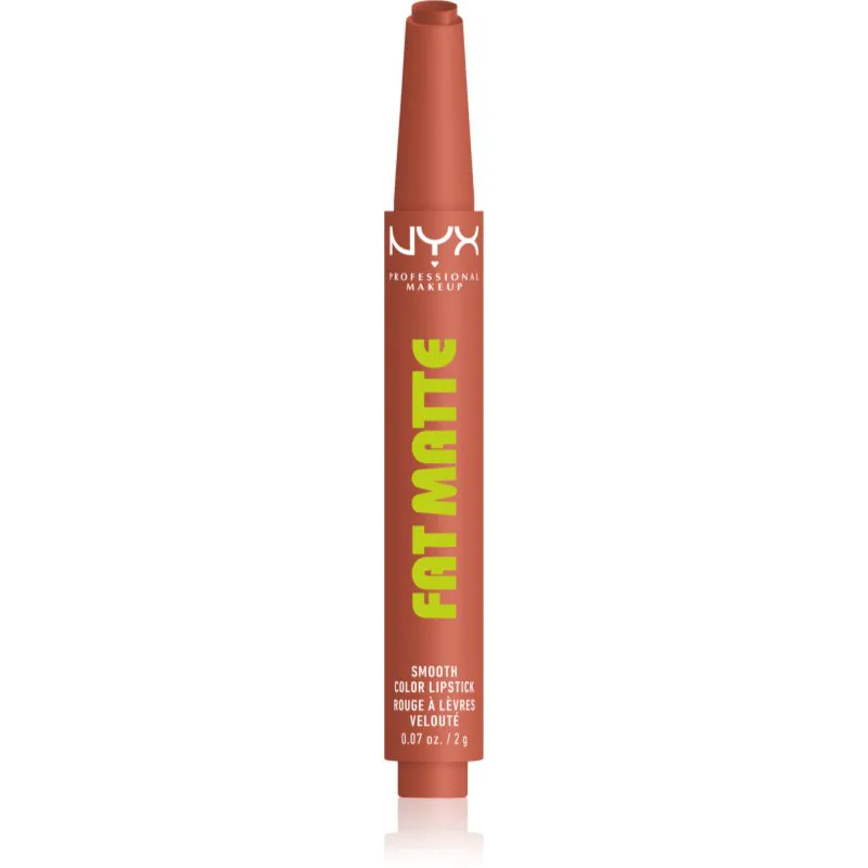 NYX Professional Makeup Fat Matte Βάλσαμο για χείλη με ματ αποτέλεσμα Cozy Whipped 2 γρ