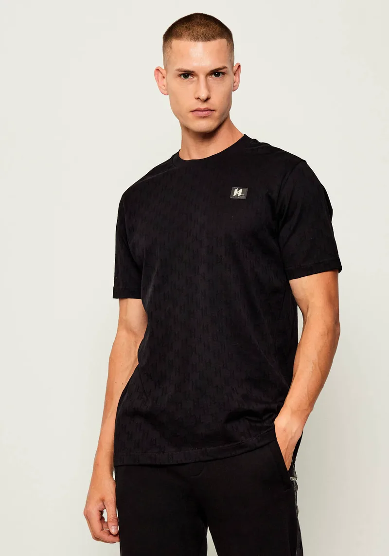 Karl Lagerfeld T Shirt της σειράς Crewneck - 755004 554201 990 Black