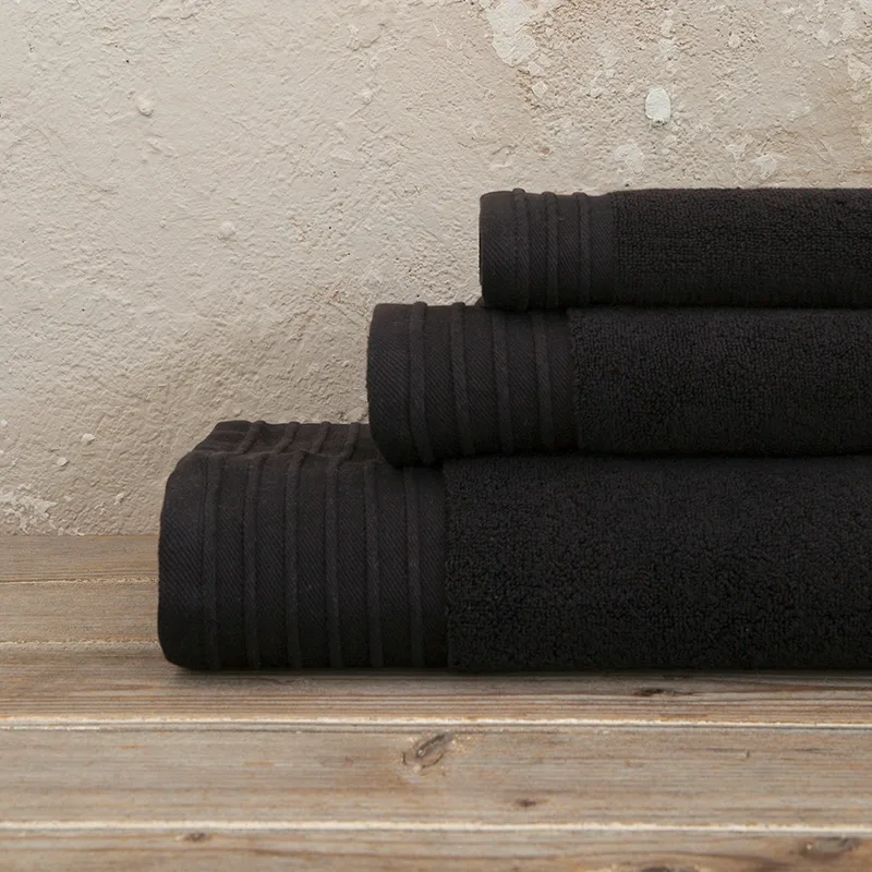 Πετσέτα Μπάνιου 90X145 Nima Feel Fresh Total Black (90x145)