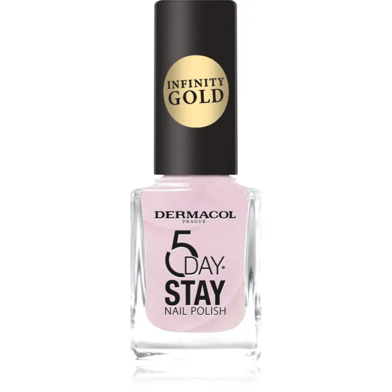 Dermacol 5 Day Stay Infinity βερνίκι νυχιών μακράς διαρκείας απόχρωση 64 Pearl 11 ml