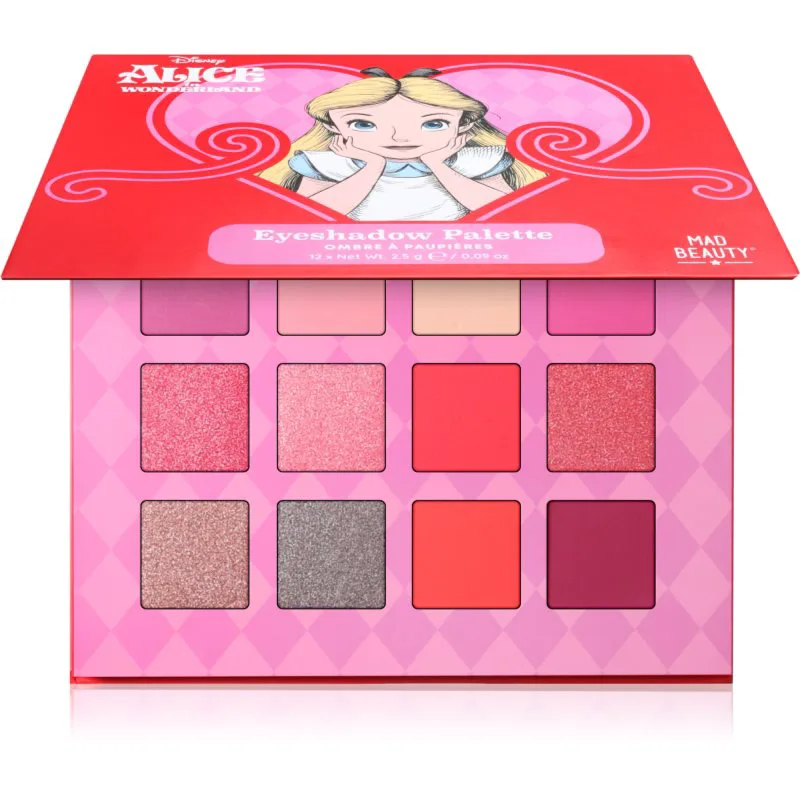 Mad Beauty Alice in Wonderland Παλέτα σκιών για τα μάτια 12x2.5 γρ
