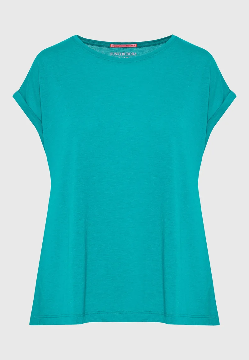 Γυναικείο t-shirt με στρογγυλή λαιμόκοψη - The basic collection