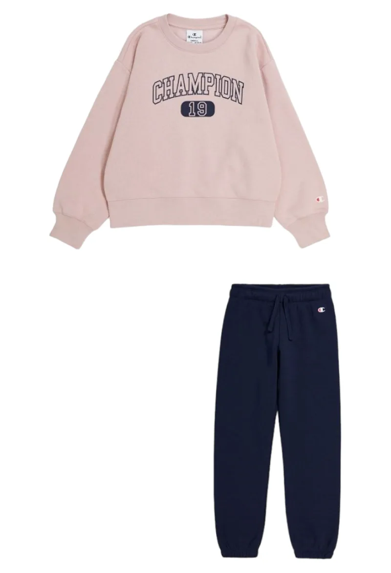 Αθλητική Φόρμα Champion Crewneck Suit 404834-PS124 Κορίτσι