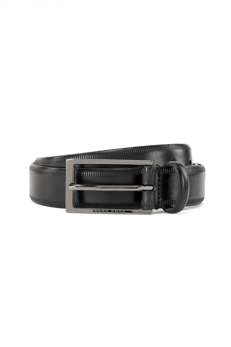 BOSS ΖΩΝΗ CARMELLO TL LA SZ30 ΜΑΥΡΟ