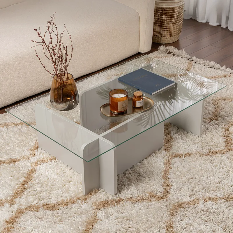 Τραπέζι Σαλονιού Flavio - Grey 353Nrd1114 (105x30x65)