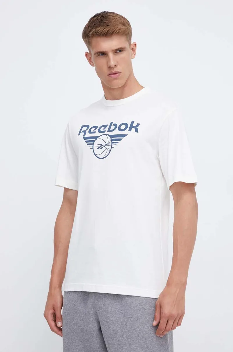 Βαμβακερό μπλουζάκι Reebok Classic Basketball