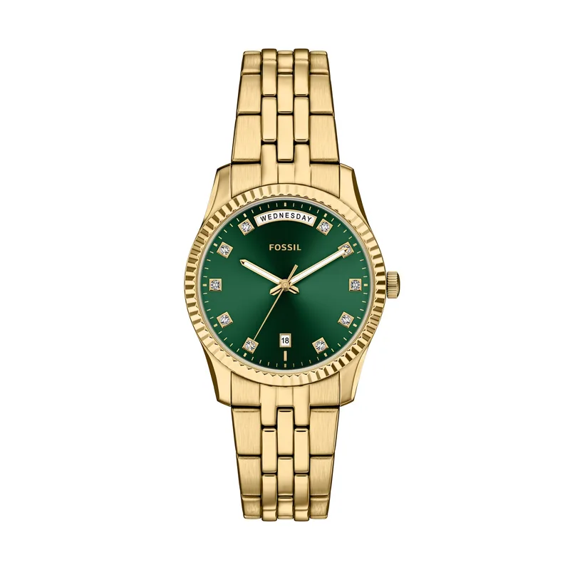 Ρολόι Fossil Scarlette ES5460 Χρυσό