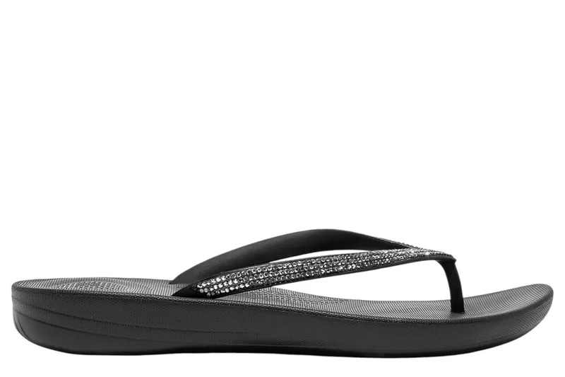 Σαγιονάρες Fitflop Sparkle Classic Iqushion R08-001-BLACK Γυναικείο