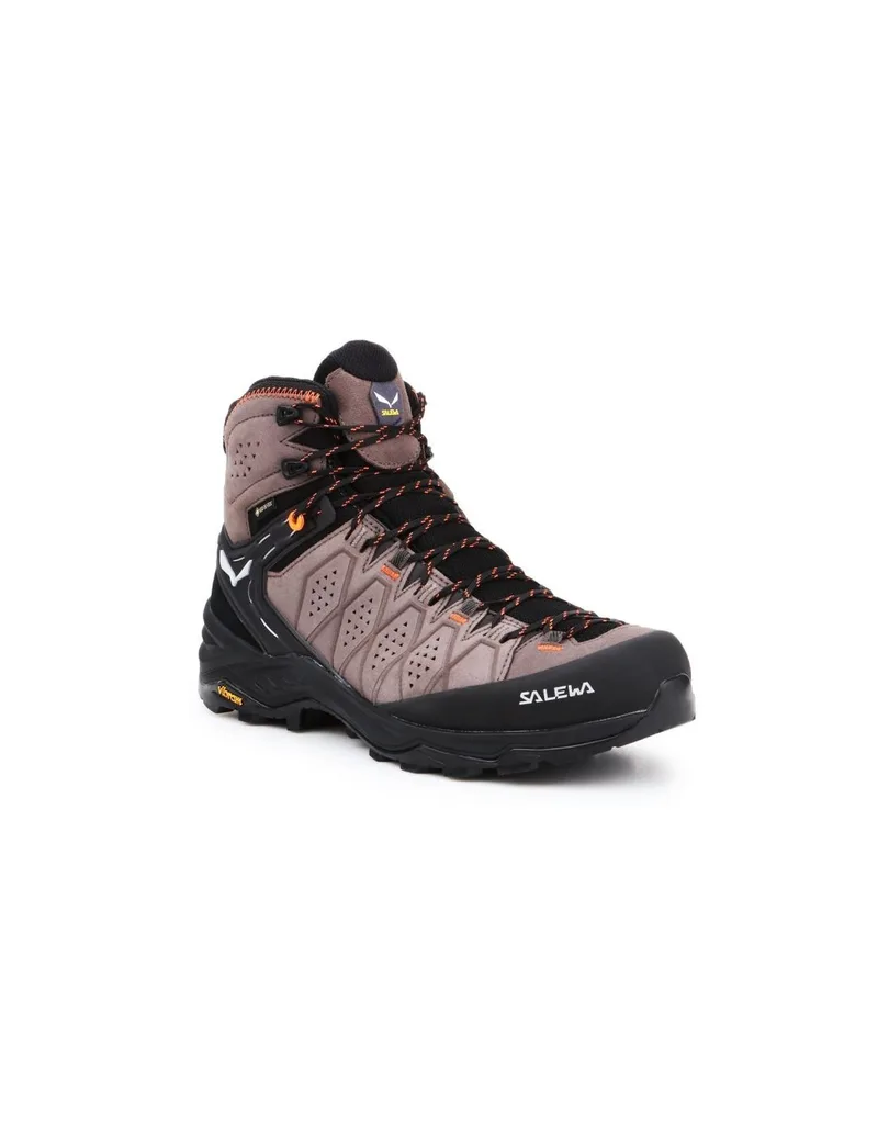 Salewa ALP Trainer 2 Mid GTX 61382-7512 Ανδρικά Ορειβατικά Μποτάκια Αδιάβροχα με Μεμβράνη Gore-Tex Καφέ