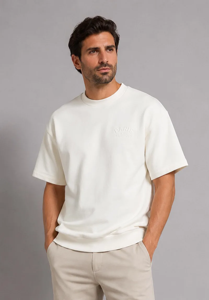 Karl Lagerfeld Μπλούζα Pre Crewneck 1/2 - 705109 563900 60 Off White