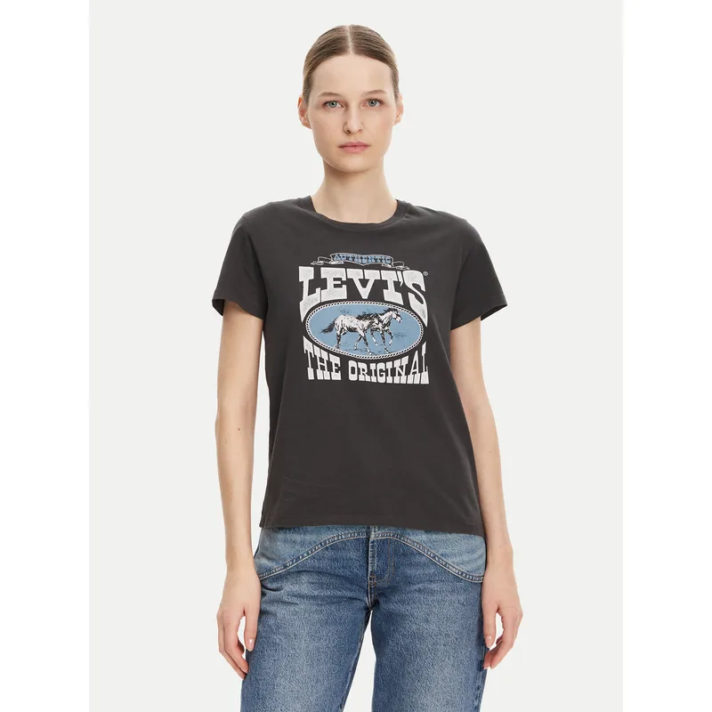 Levi's® T-Shirt 17369-3023 Μαύρο Regular Fit