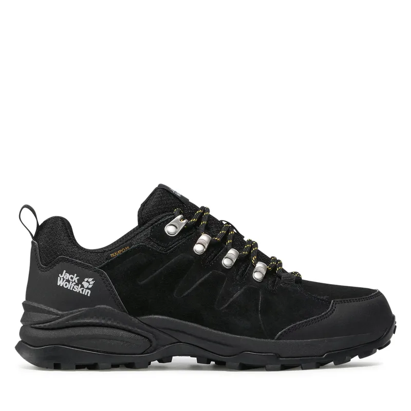 Παπούτσια πεζοπορίας Jack Wolfskin Refugio Texapore Low M 4049851 Μαύρο