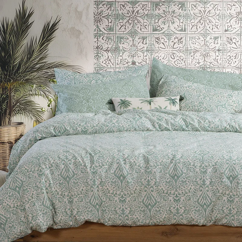 Σεντόνια King Size (Σετ) 180X200+35 Nef Nef Jetrix Green Με Λάστιχο (180x200+35)
