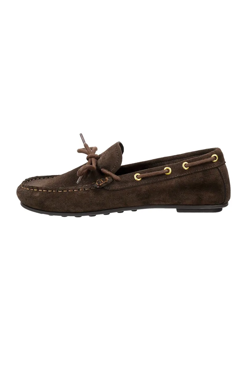 Gant γυναικεία suede μοκασίνια "Seabaya" - 32573256 Καφέ