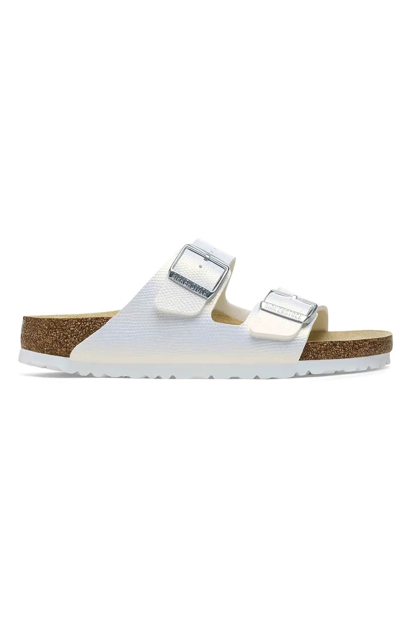 Birkenstock γυναικεία σανδάλια "Arizona BS Birko-Flor Embossed" - 1026500003543 Λευκό