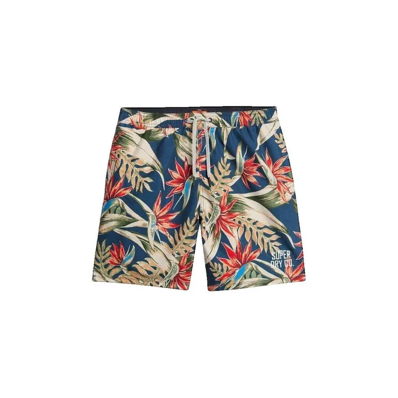 Shorts & Βερμούδες Superdry Short de bain à imprimé hawaïen multicolore