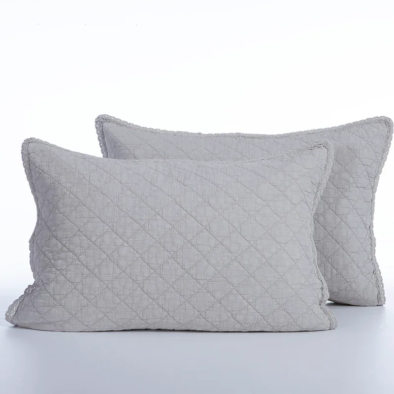 Μαξιλαροθήκες Oxford Ζεύγος 52X72 Nef Nef Brunno Silver (52x72)