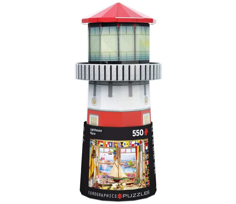 Puzzle 550τμχ Lighthouse Tin Μεταλλική Συσκευασία
