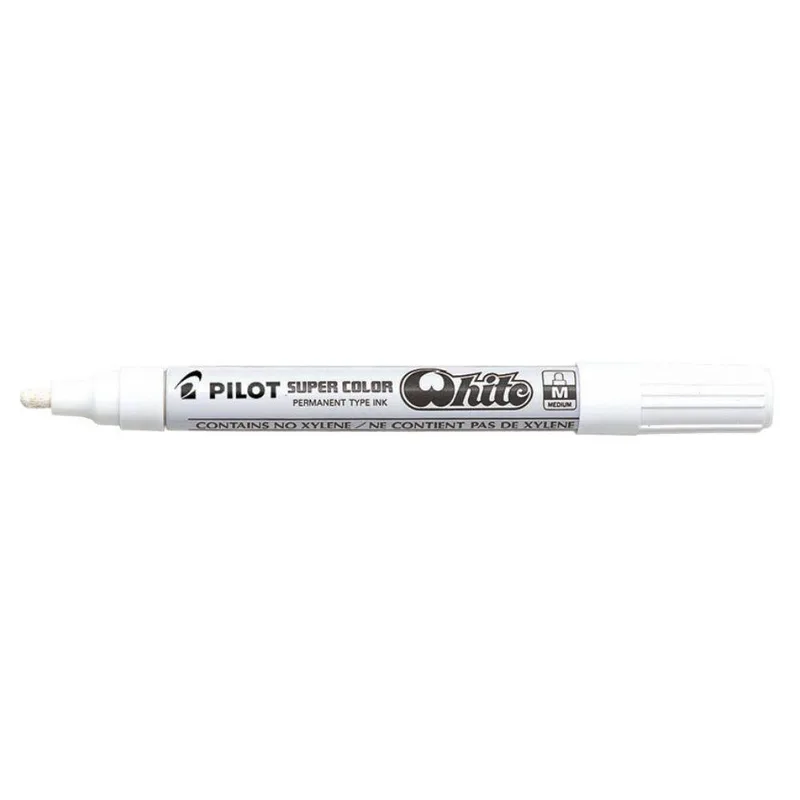 Ανεξίτηλος Μαρκαδόρος Pilot Super Color 4.5mm Λευκός SC-W-M