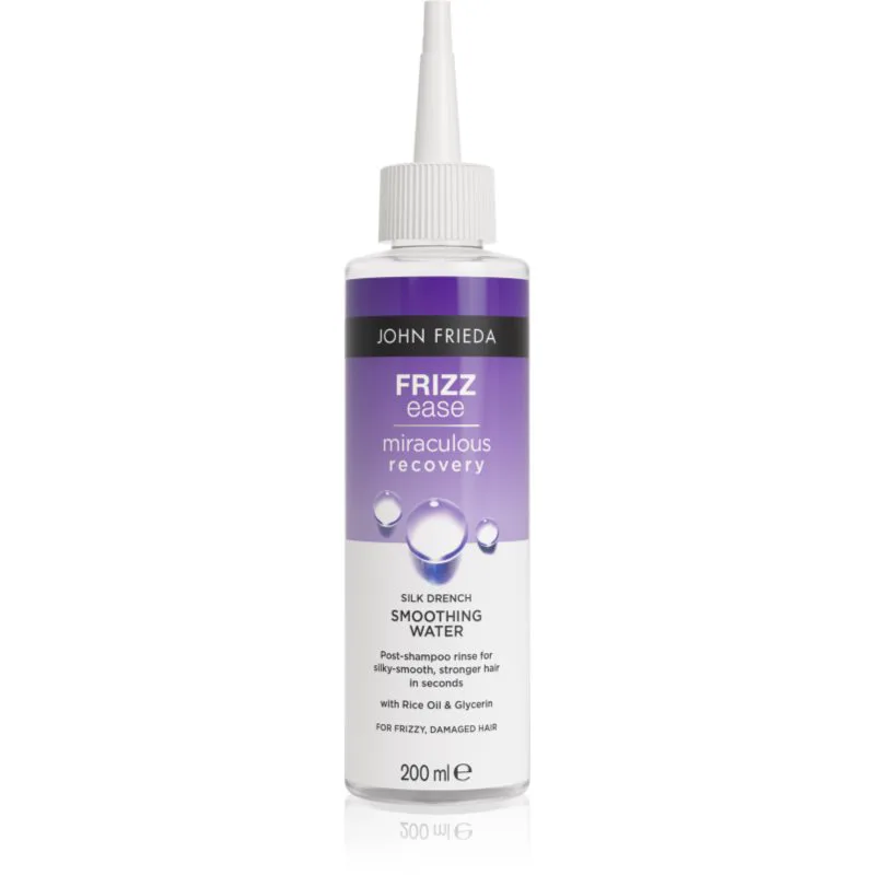 John Frieda Frizz Ease Silk Drench Smoothing Water θεραπεία για τα μαλλιά για λaμπερή λάμψη 200 ml