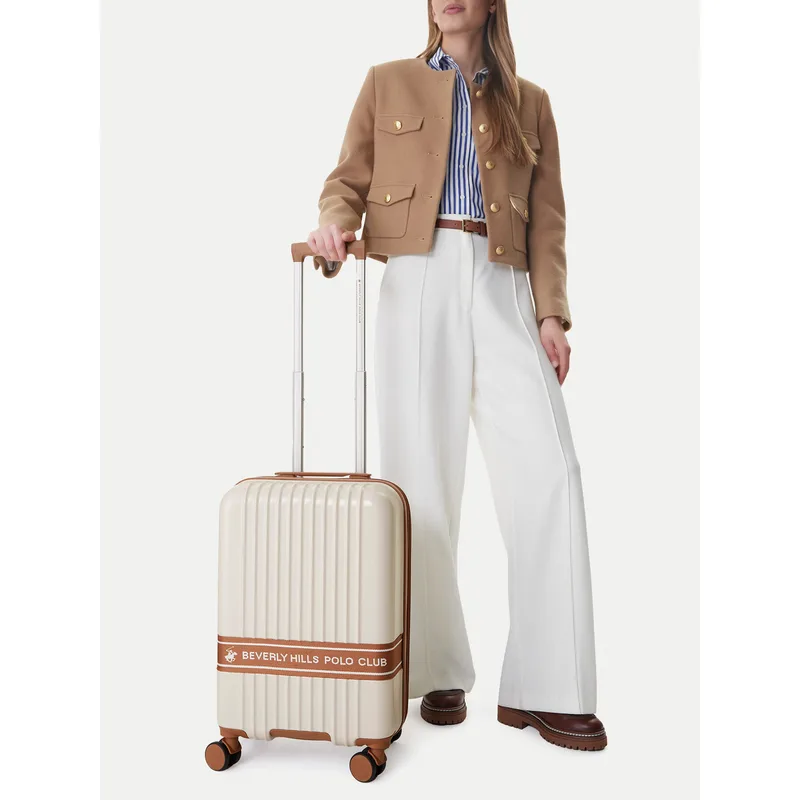 Βαλίτσα Καμπίνας Beverly Hills Polo Club CEO-BHPC-WAL-008-S Μπεζ