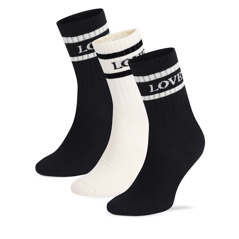 Κάλτσες μακριές Fila F3608-AW24 (3-pack) Μαύρο