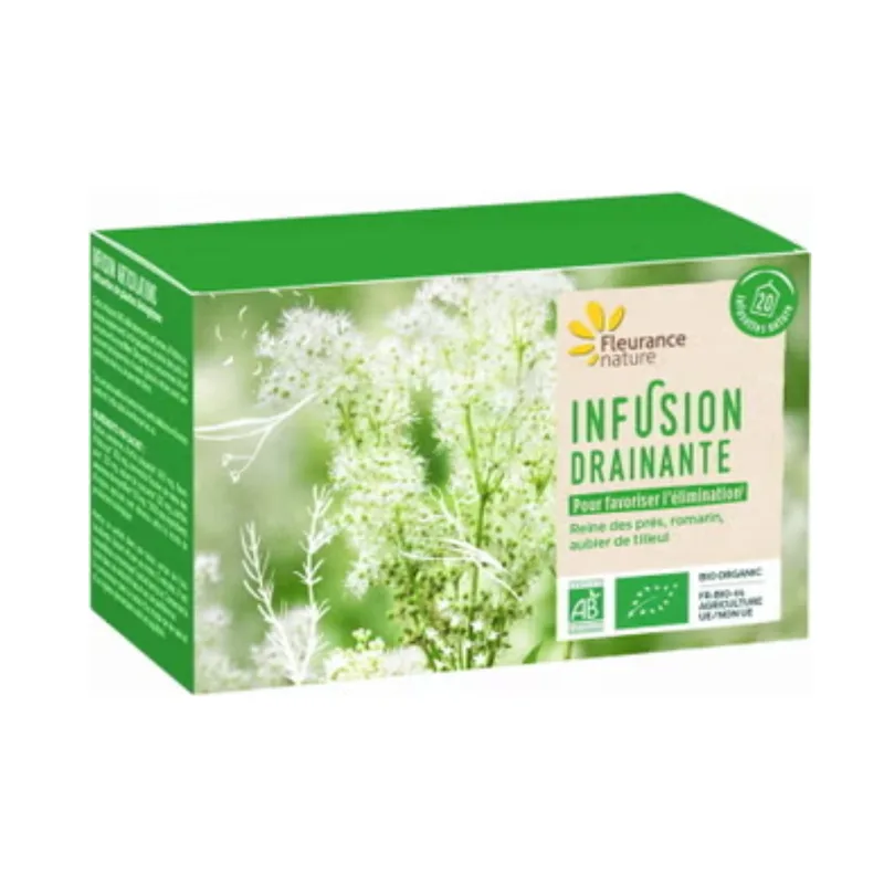 Fleurance nature Organic herbal tea "draining" 20 pieces