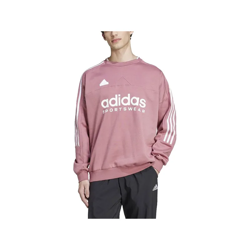 Φούτερ adidas Sweatshirt House of Tiro en polaire rose