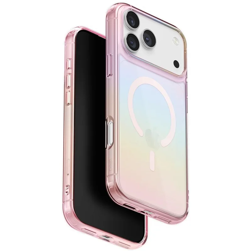 Θήκη iPhone 17 Pro Max Uniq Iridescia Ανθεκτική & Ιριδίζουσα με MagSafe - Ροζ Prism (UNIQ-IP6.9P(2025)-IRDMPPRS)