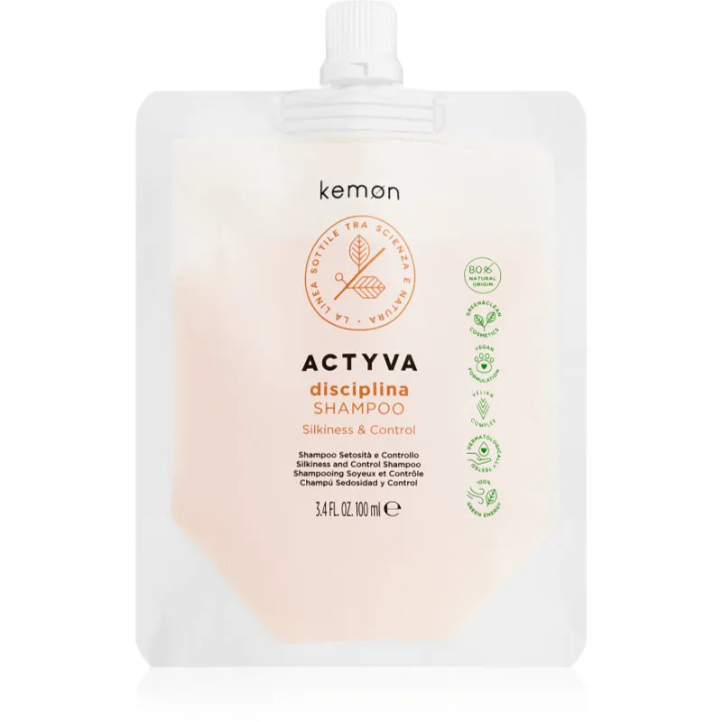 Kemon Actyva Disciplina αναγεννητικό και ενυδατικό σαμπουάν 100 ml