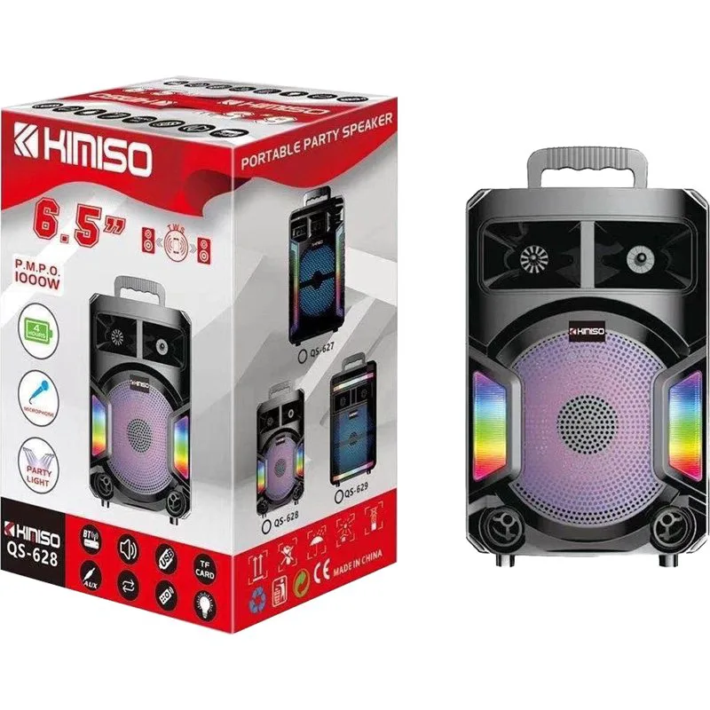 Ηχείο με λειτουργία Karaoke QS-628 σε Μαύρο Χρώμα