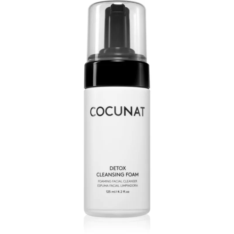 Cocunat Detox Cleansing Foam καθαριστικός αφρός για μικτό έως λιπαρό δέρμα 125 ml