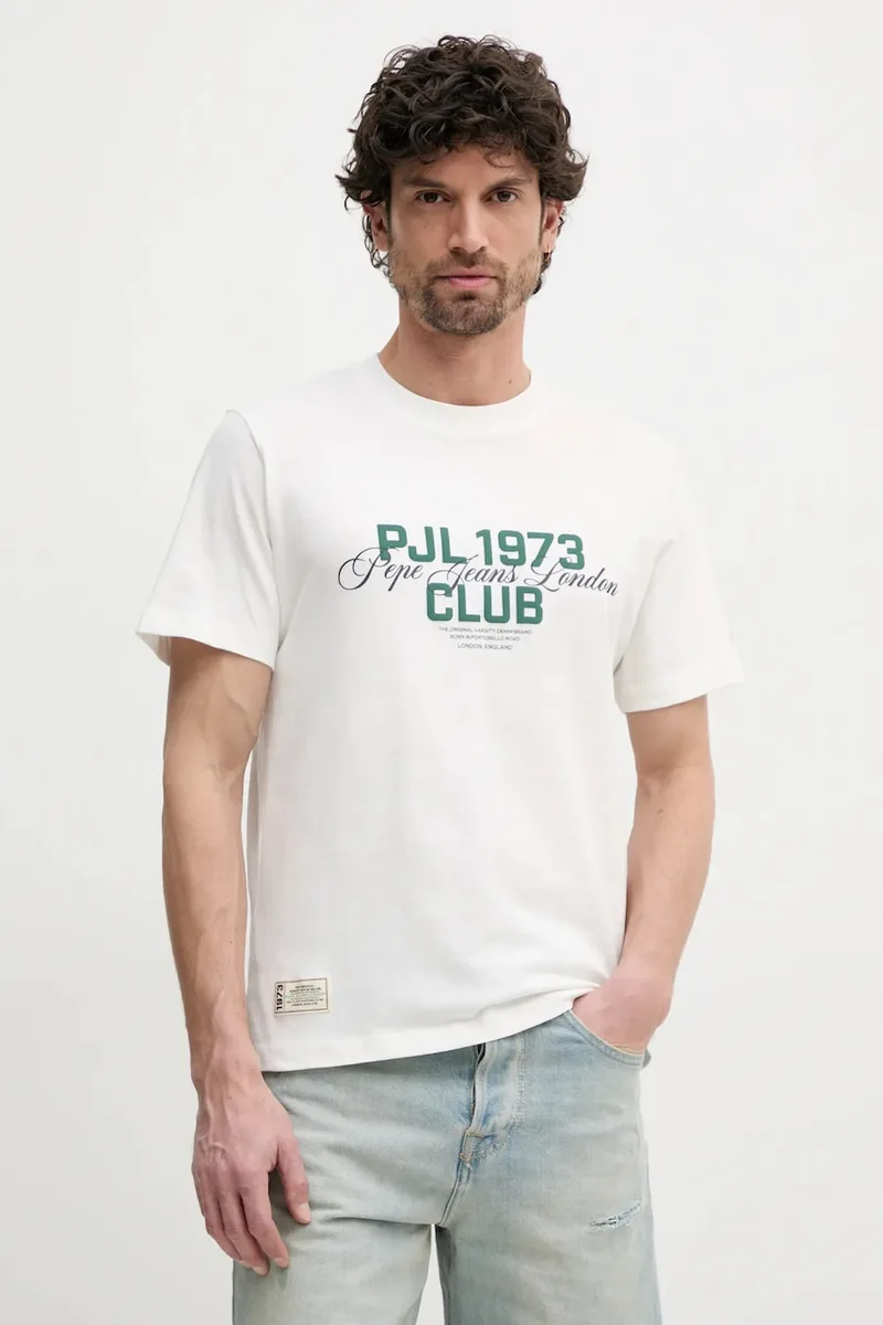 Βαμβακερό μπλουζάκι Pepe Jeans TALBOT