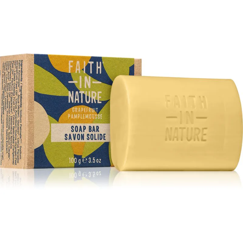 Faith In Nature Hand Made Soap Grapefruit φυσικό στερεό σαπούνι 100 γρ