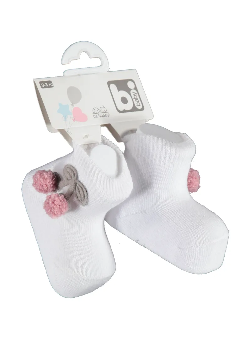 Καλτσάκια bebe Cherry Pop 68338-Λευκό