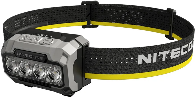 Φακός Nitecore HA23 UHE Headlamp MCT Κεφαλής LED Αδιάβροχος 600 Lumens με 3 x Μπαταρίες ΑΑΑ - Black Rock (6952506408887)